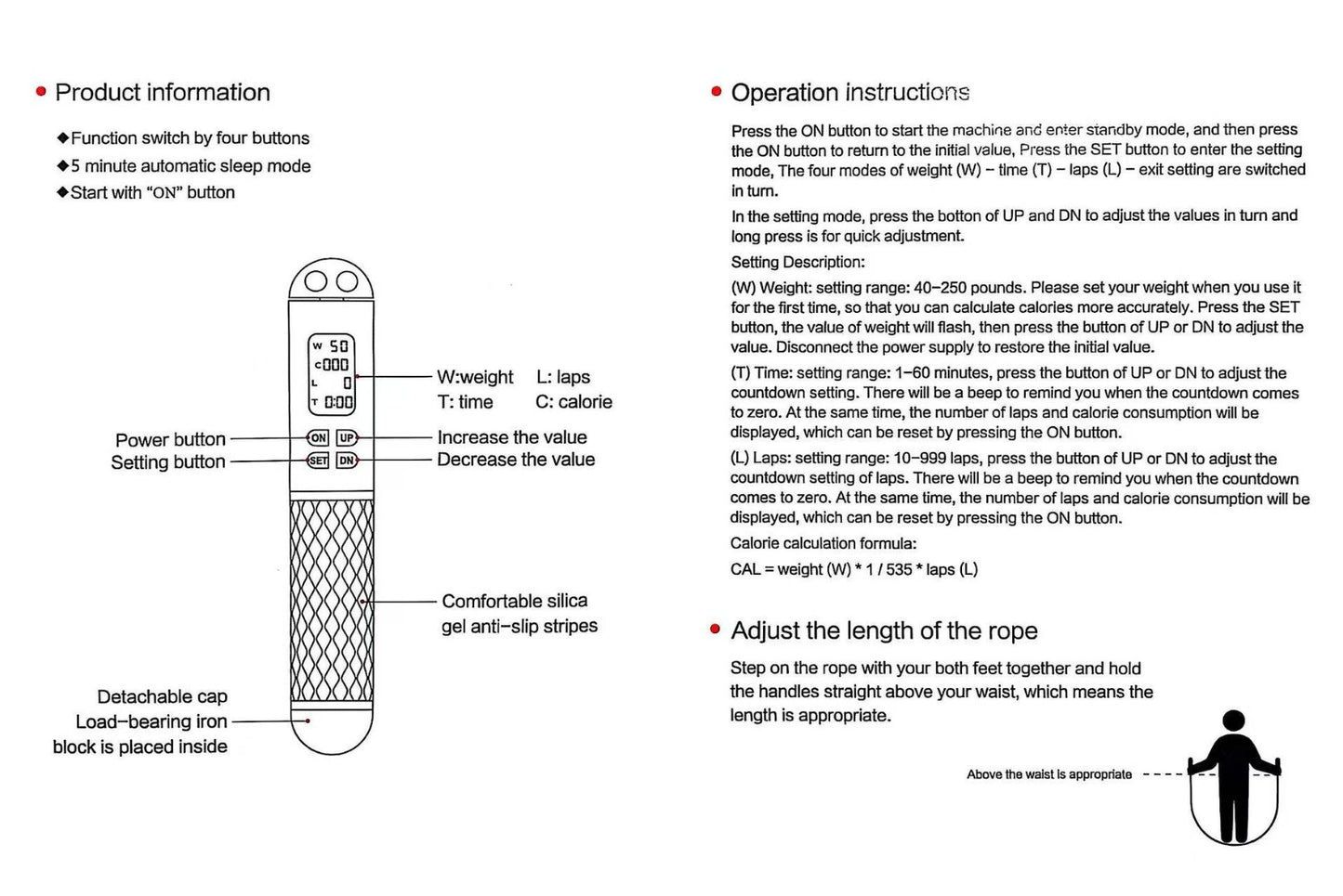 Smart Weighted Jump Rope